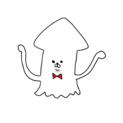 Izumison's squid sticker