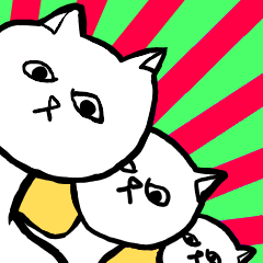 【白い生き物シリーズその１：猫】