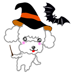 I Love  poodle.( Halloween version)