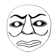White mask