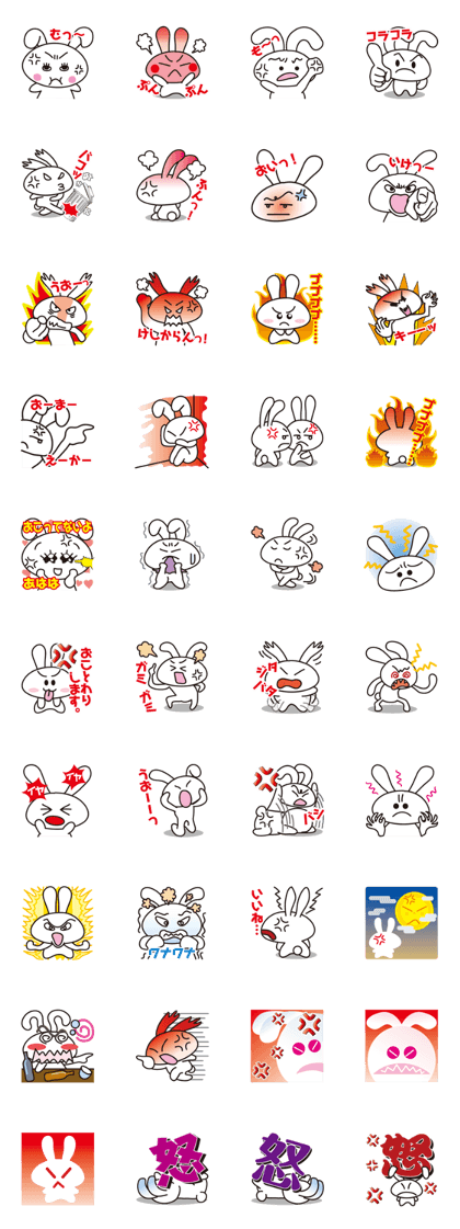 Sticker Angry