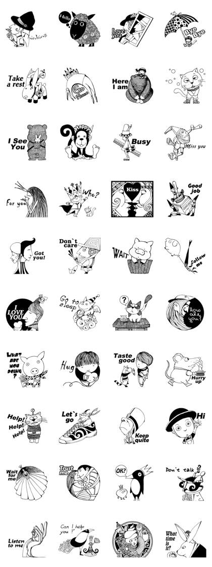 Dialogue between Black and White (I)