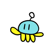 Jellyfish with the antenna