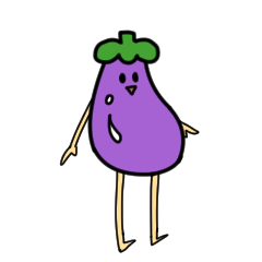 This is the eggplant sticker.