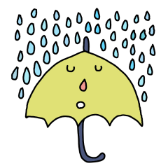 일 겐키・비・우산・태풍