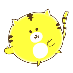 Cute Yellow tiger