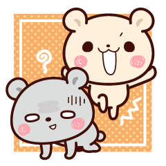 Twin bears Sticker