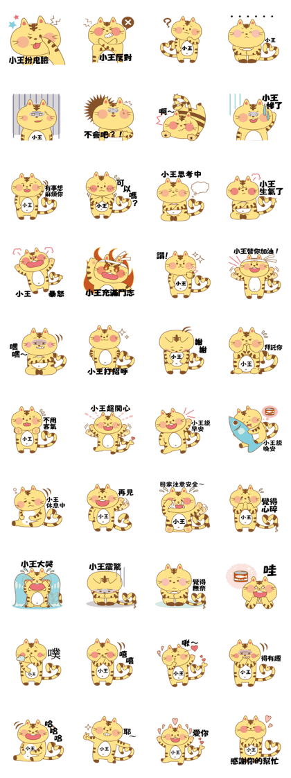 "Wang" Name Sticker- Taiwan ver