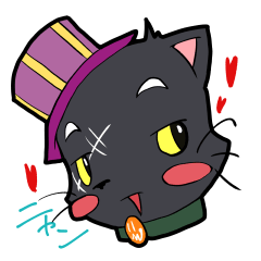 TSUNDERE black cat Noir