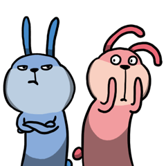 Two Annoying Rabbits