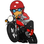 New Year of naked rider