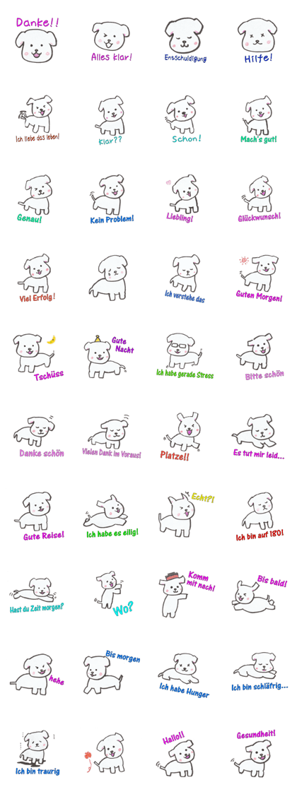 German cute dog!!