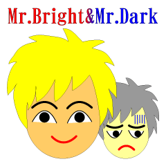 Mr.Bright&Mr.Dark (versi bahasa Inggris)