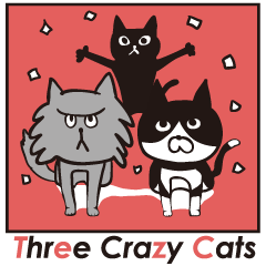 Three Crazy Cats