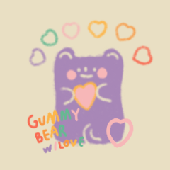 gummy bear w-love