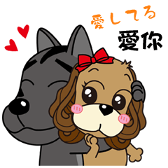 Taiwan Dog & Cocker Spaniel Love Story2