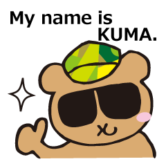 Mr.KUMA with Big-sunglasses