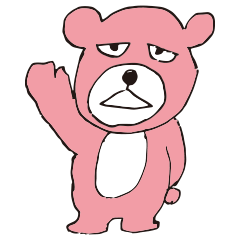 Pink Bear-kun