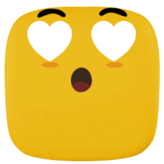 emoji cube cute