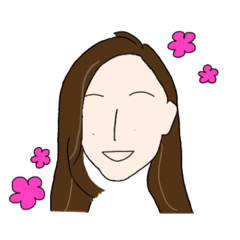 Face of Girl [Highlight hair]