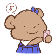 "Hika-chan" the stuffed bear