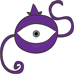 The other world's eyeball monster.
