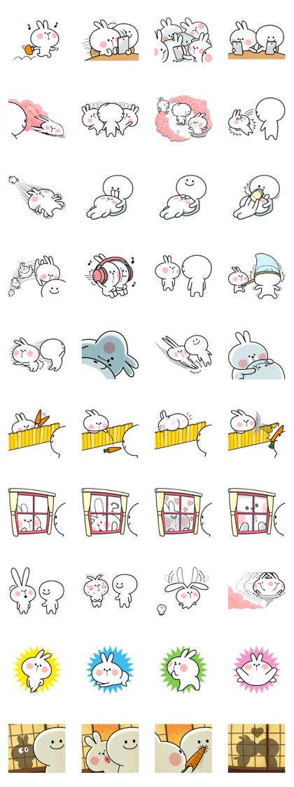 スタンプ無料GET!】 あまえんぼうさちゃん 4｜ Stampick! （スタンピック）