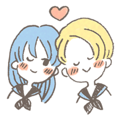 Ann&Stef (in sailor suit school uniform)