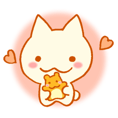ぽわぽわ ねこはむ 吹き出し Line スタンプ Line Store