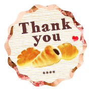 Chocolate corone ONAMAE Sticker