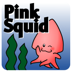 merah muda Squid