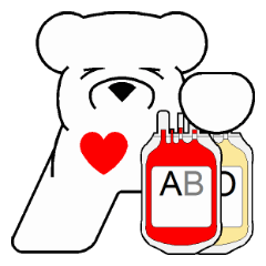 Lucky Bear ~ Donate Blood (Chinese)
