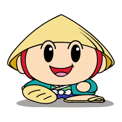 Kusatsu City's official mascot"Tabimaru"