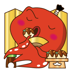 たこ殿 たこやき屋たこタコちゃんno 2 Line スタンプ Line Store