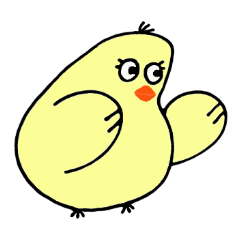 Chicks of various expression