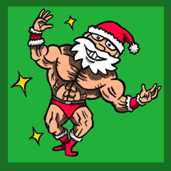 Muscle Santa Claus