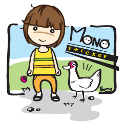 Mono and the duck