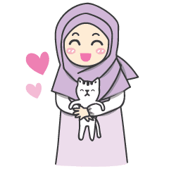 Aleena cute hijab Stiker  LINE  LINE  STORE