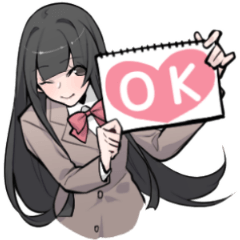 萌える女子高生 九条玲奈 のスタンプ 2 Line スタンプ Line Store