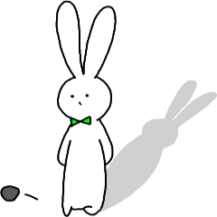 shoto foot white rabbit