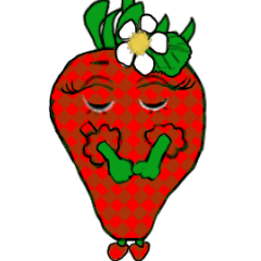 Lady Strawberry who cares much for you
