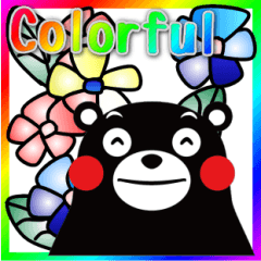 KUMAMON sticker(Colorful English update)