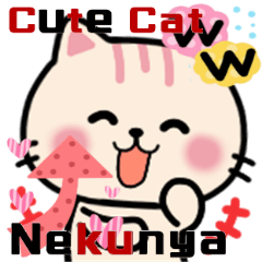 Cute Nekunya Stylish Action Sticker