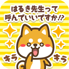 Sticker to Haruki from Petit Shiba