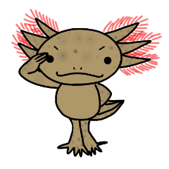 Leave the axolotl