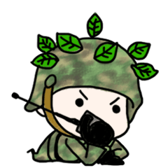 可愛いサバゲーごっこスタンプ Line スタンプ Line Store