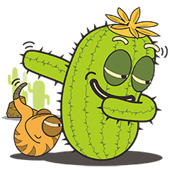 Mr.Cactus and Pierre2