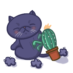 Cats and cactus