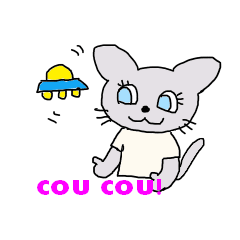 Everyday of cute cat of French