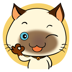 Wichienmas,  Happy Siamese Cat.
